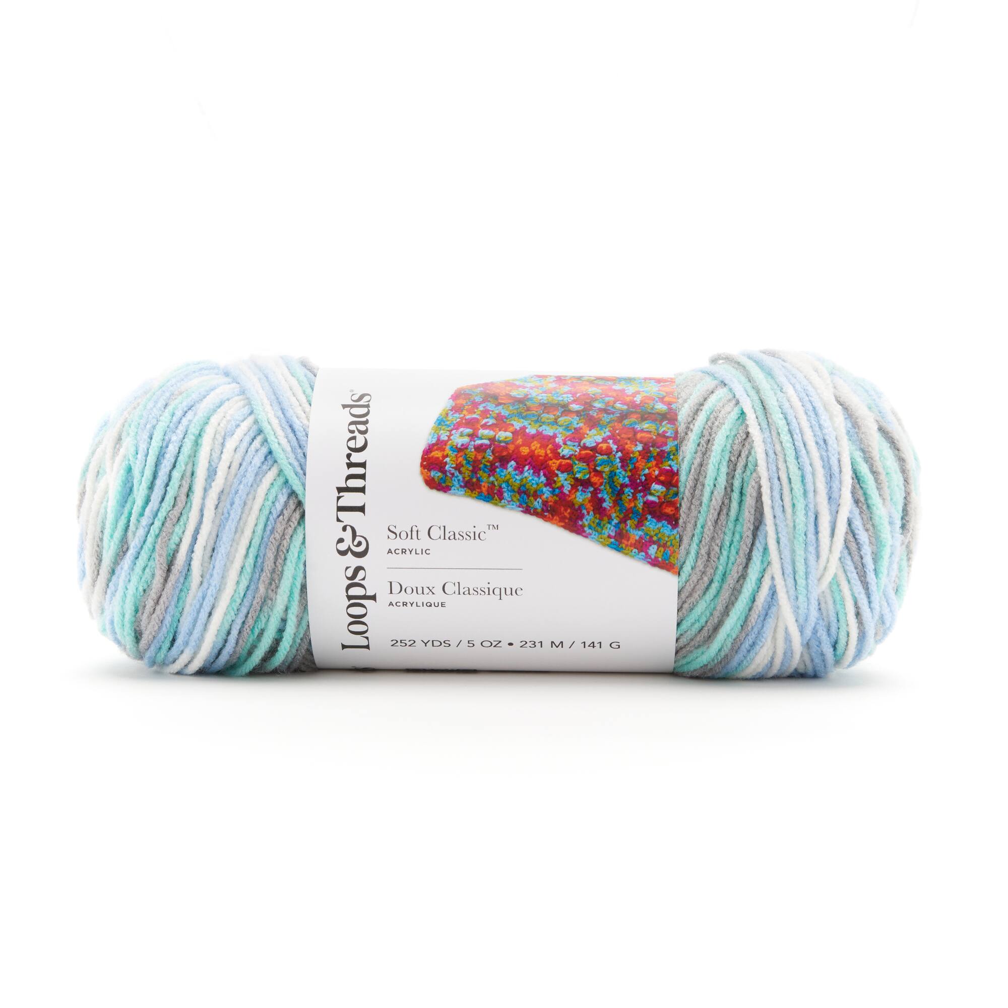 12 Pack: Soft Classic™ Multi Ombre Yarn by Loops & Threads